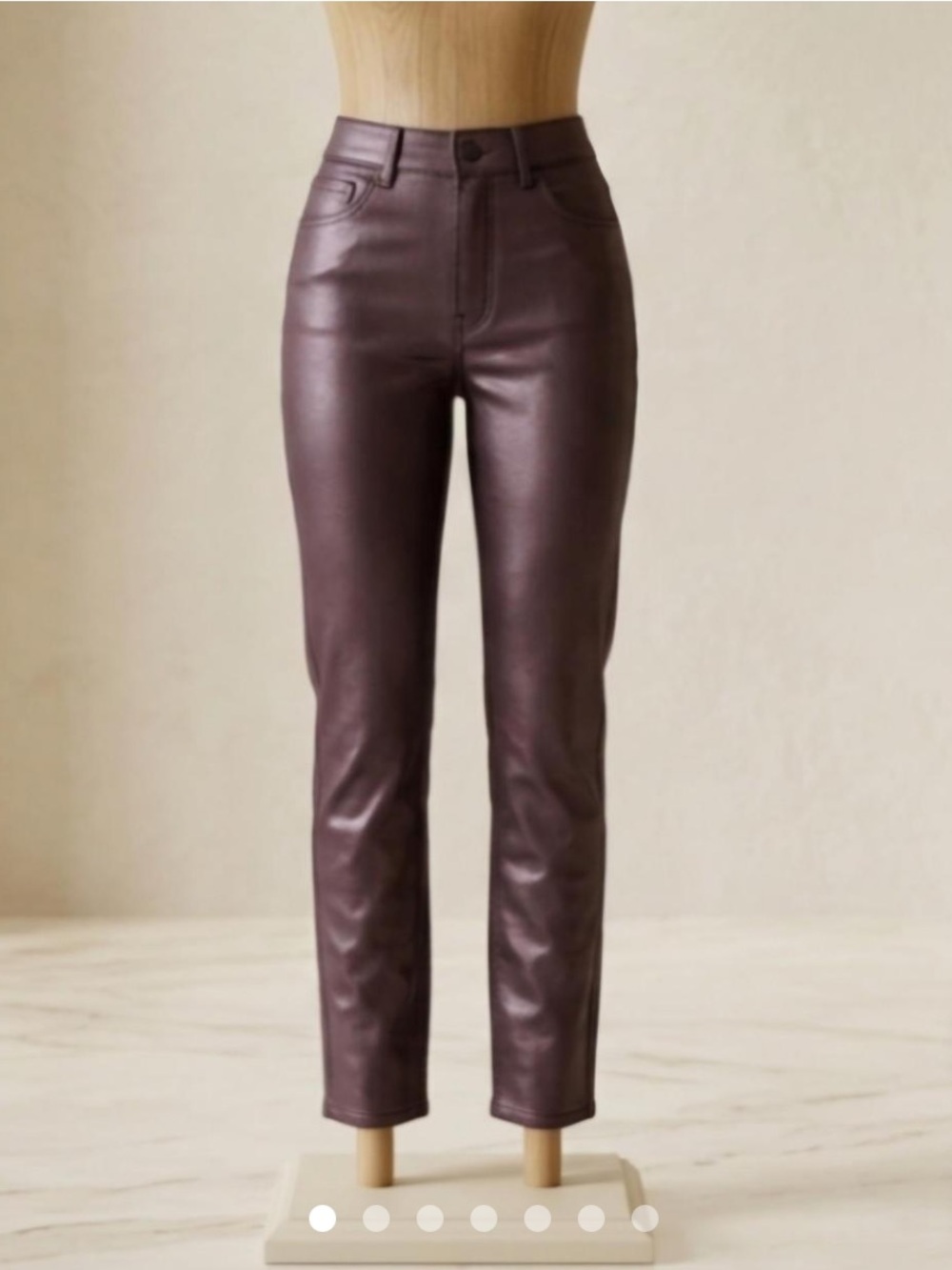 Express High-Rise Faux Leather Jeans NWT